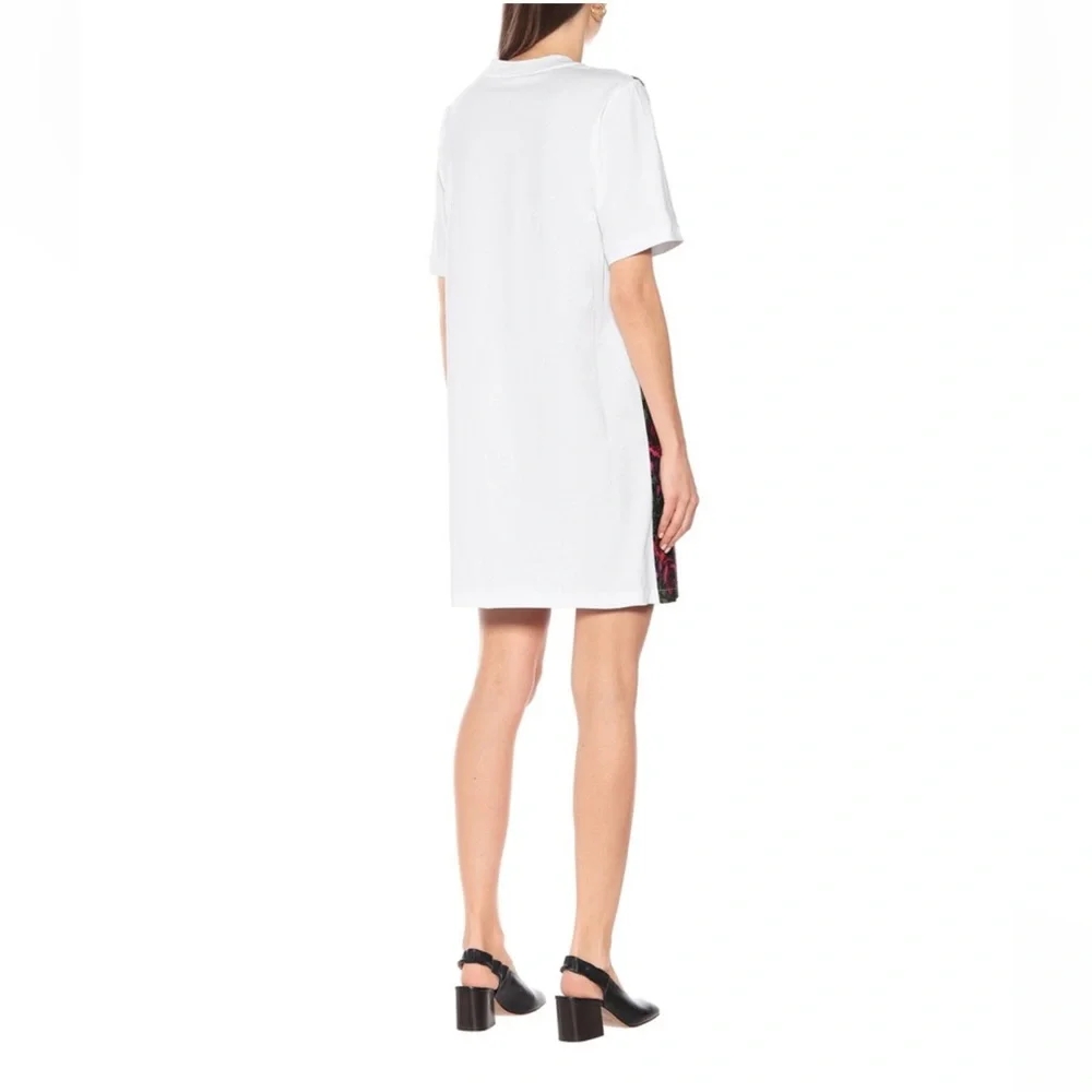 Marni Amarcord‎ Floral Roses Faille T-Shirt Mini Dress US 6 IT 42